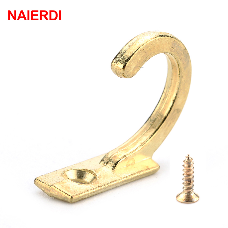 Furniture Hardware Manufacturer - Naierdi 10 Pcs Kecil Antik Kait