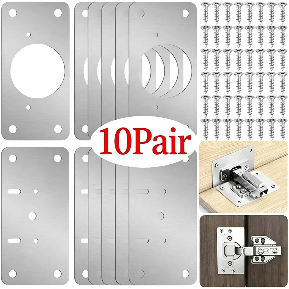 Cabinet Hinge Overlay - 10/1 Pasang Pelat Perbaikan Engsel Pintu
