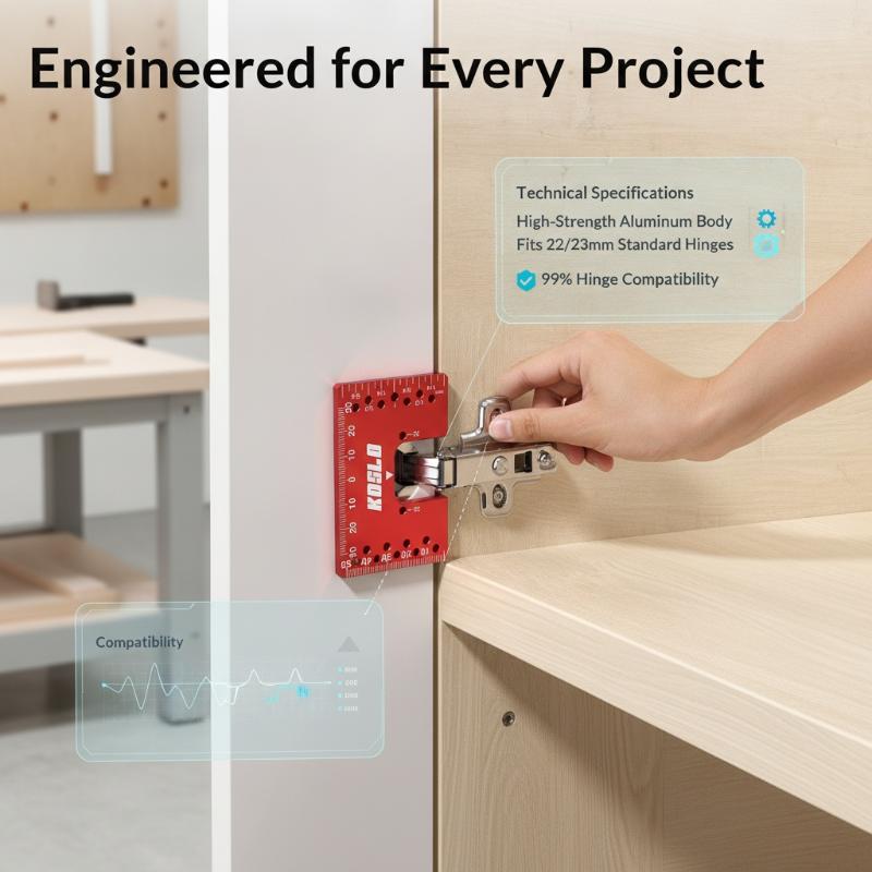 Alat Penyelaras Celah Engsel K - Furniture Hardware Fitting ulasan dan harga