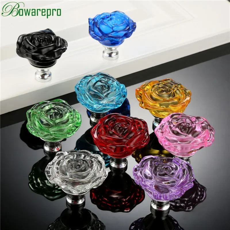 Bowarepro 50MM Kristal Mawar K - Furniture Hardware Jig ulasan dan harga