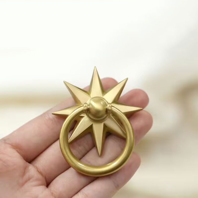 Kuningan Padat cincin jatuh pe - Furniture Hardware Drop Pulls ulasan dan harga